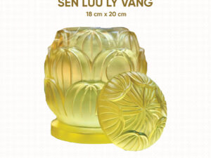 Hũ Cốt Cao Cấp Ngọc Lưu Ly Kim Liên Bách Phúc