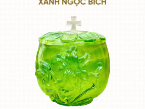 Hũ Cốt Cao Cấp Ngọc Lưu Ly Lam Bách Phúc Công Giáo