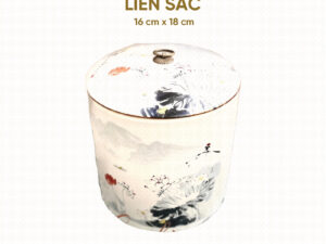 Hũ cốt gốm đài loan liên sắc