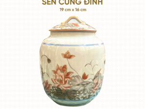 Hũ cốt gốm đài loan cung đình