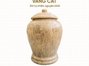 Hũ cốt vàng cát