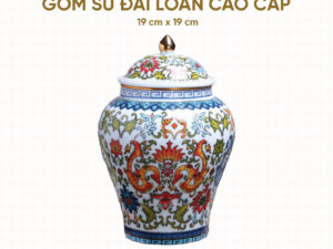 Hũ cốt gốm đài loan vạn hoa
