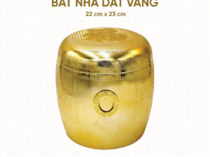 Hũ Cốt Bát Nhã Dát Vàng