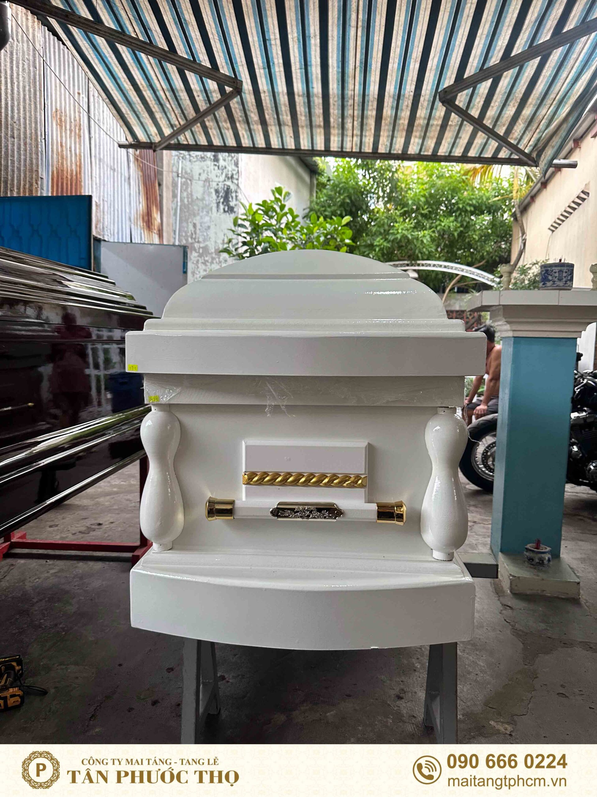 Quan tài hoả táng hiện đại Bạch Đại Phúc trước