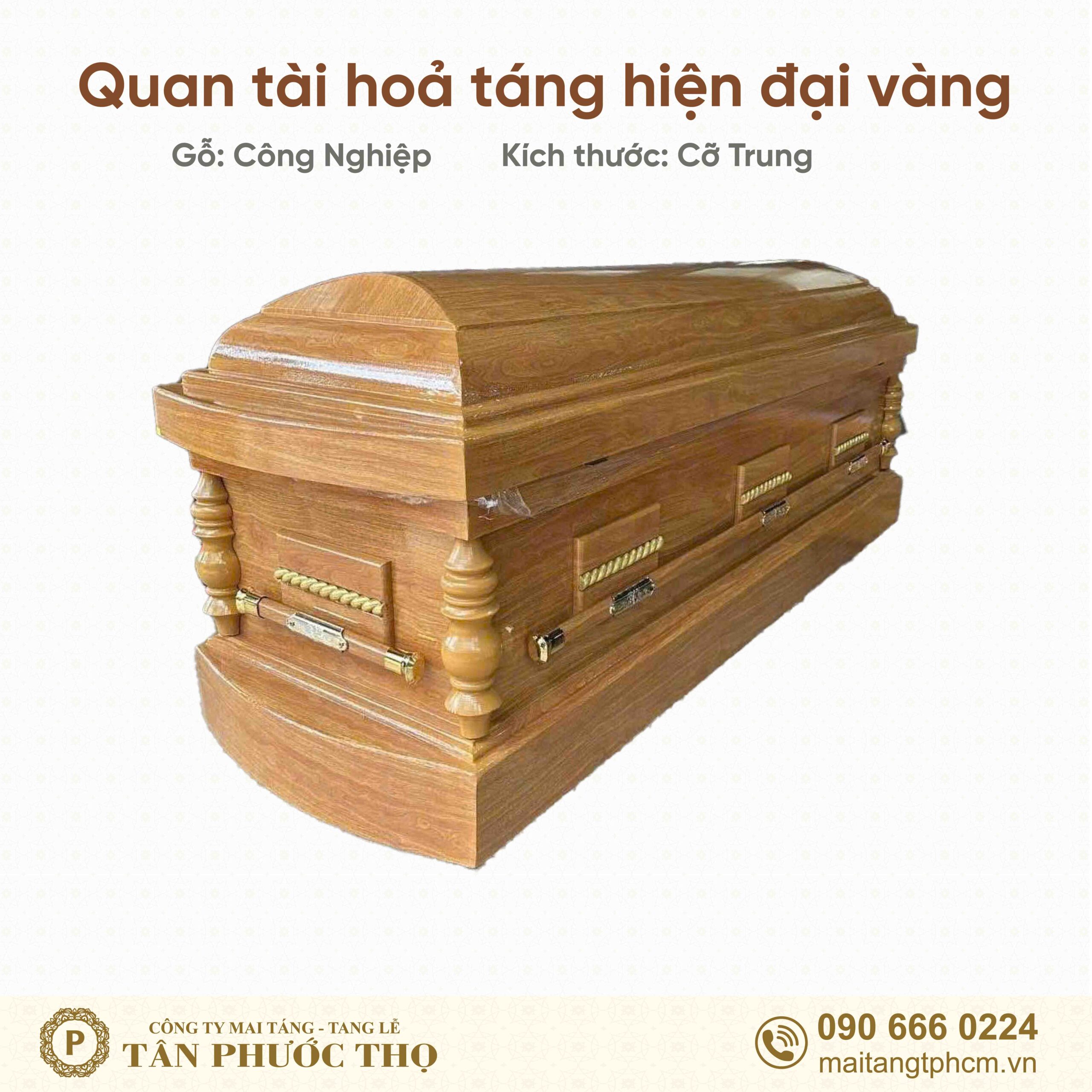 Quan tài hoả táng hiện đại Kim Trường Phúc