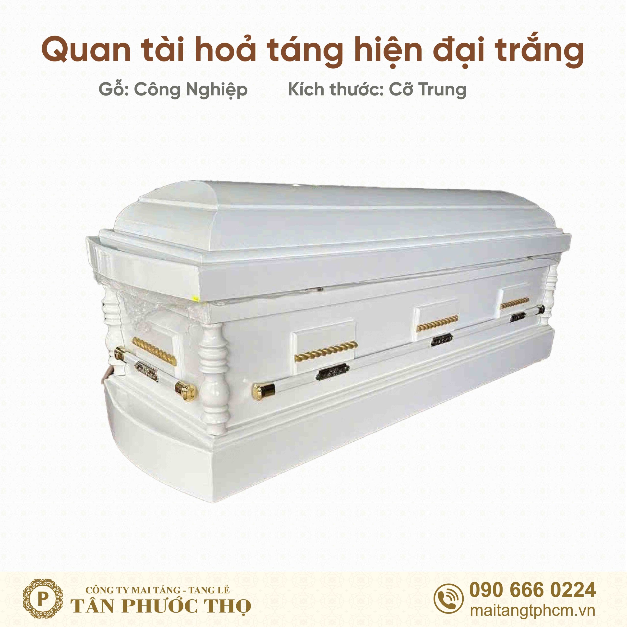Quan tài hoả táng hiện đại Bạch Đại Phúc