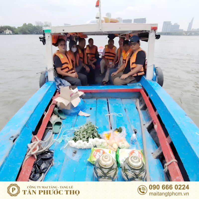 Địa điểm rải tro cốt trên sông