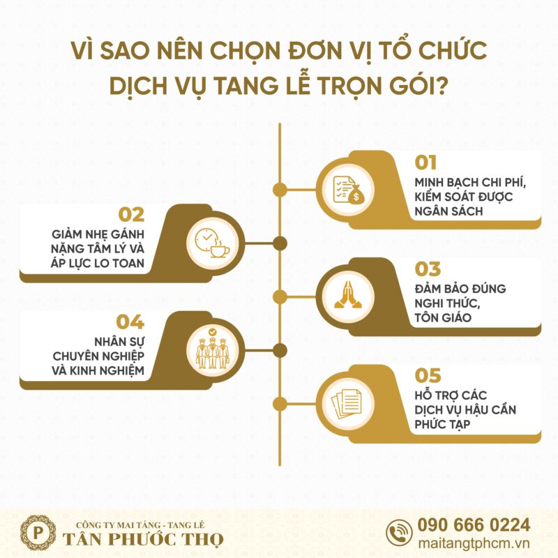 nguyên nhân nên lựa chọn đơn vị dịch vụ tang lễ trọn gói