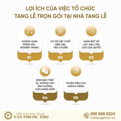 Lợi ích của dịch vụ tang lễ trọn gói tại nhà tang lễ