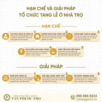 Hạn chế của dịch vụ tang lễ trọn gói tại nhà trọ