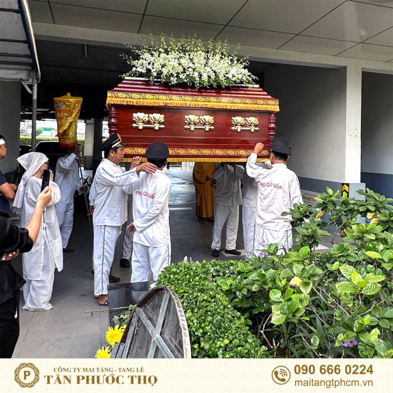 lễ di quan trong dịch vụ tang lễ ở chung cư và mai táng ở chung cư