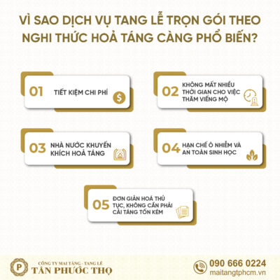 Dịch vụ tang lễ theo nghi thức hoả táng ngày càng phổ biến