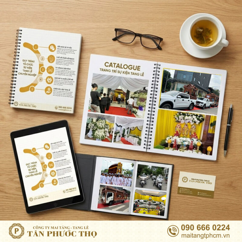 Catalogue hình ảnh tang lễ cho dịch vụ tang lễ trọn gói và sự kiện tang lễ