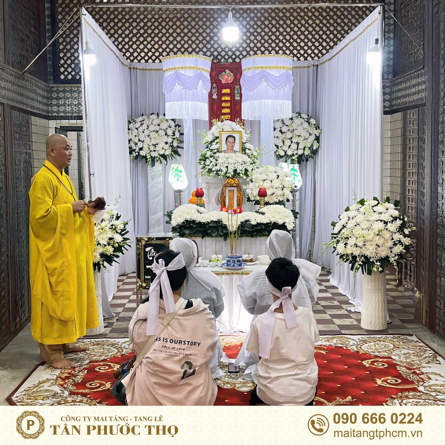 Nghi thức tang lễ phật giáo tại nhà tang lễ nguyễn tri phương