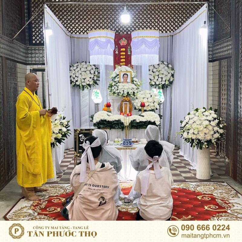 Nghi thức tang lễ phật giáo tại nhà tang lễ nguyễn tri phương