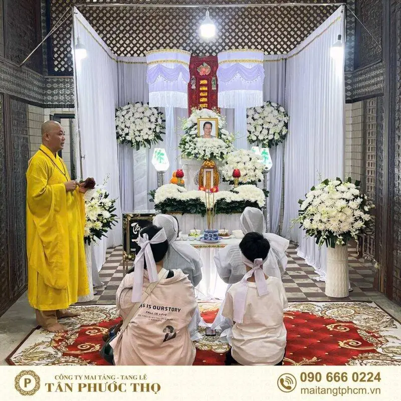 Nghi thức tang lễ phật giáo tại nhà tang lễ nguyễn tri phương