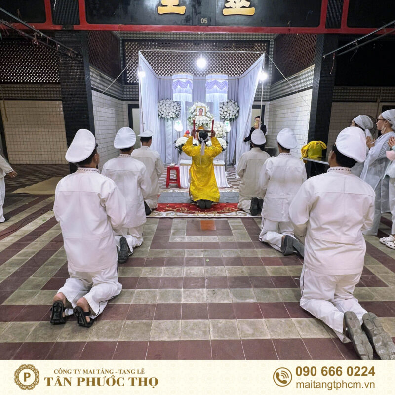 nghi thức bái quan di quan tại nhà tang lễ nguyễn tri phương