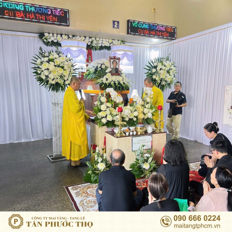 Tang lễ phật giáo tại nhà tang lễ nguyễn tri phương