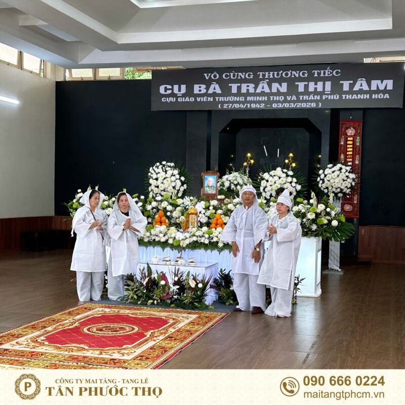 tang lễ trang trọng tại nhà tang lễ quốc gia phía nam
