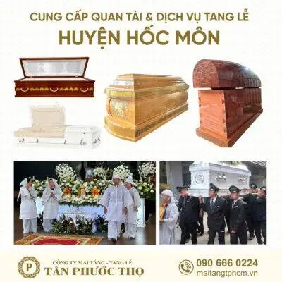 trại hòm huyện hóc môn chuyên cung cấp dịch vụ tang lễ trọn gói và mai táng trọn gói