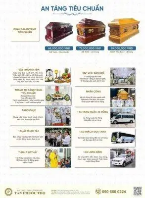 Gói dịch vụ an táng trọn gói tiêu chuẩn