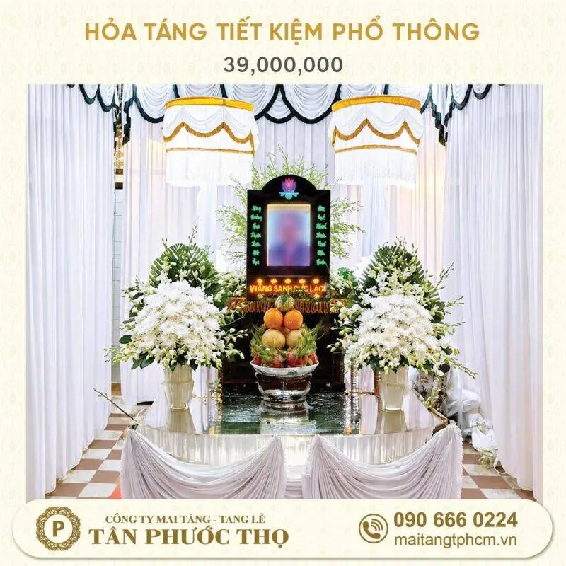Thumbnail gói tang lễ hoả táng tiết kiệm phổ thông - gói hoả táng tiết kiệm