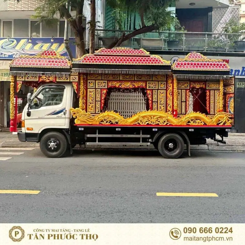 xe rồng trong dịch vụ tang lễ và dịch vụ mai táng