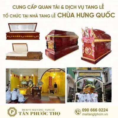 Trại hòm gần Nhà tang lễ Chùa Hưng Quốc