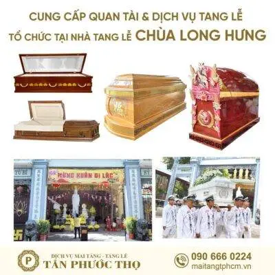 Trại hòm gần Nhà tang lễ Chùa Long Hưng