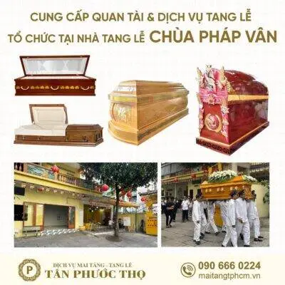 trại hòm gần Nhà tang lễ Chùa Pháp Vân