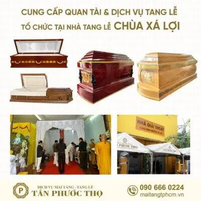trại hòm gần Nhà tang lễ Chùa Xá Lợi